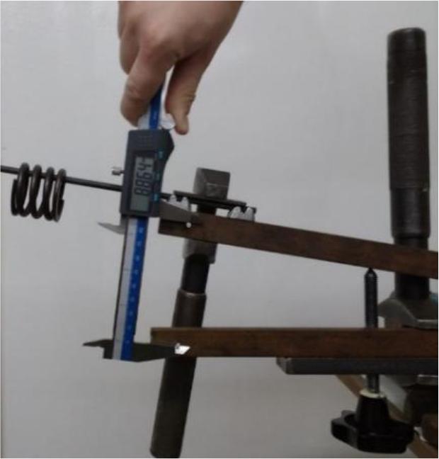 Measurement of the friction coefficient for steel-steel friction pair