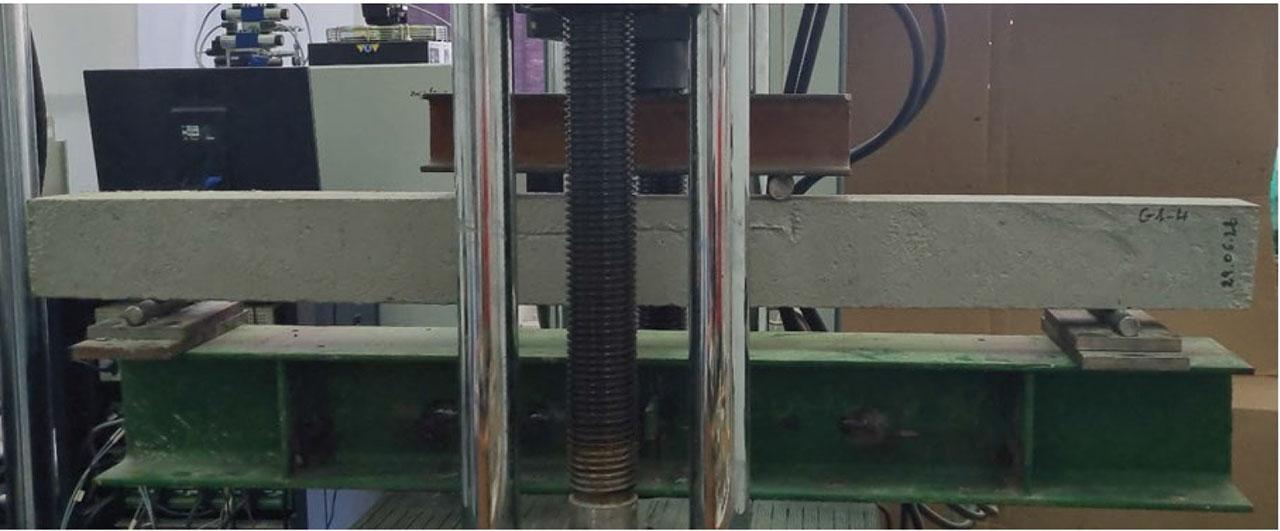 Test configuration of beams
Source: own photo.