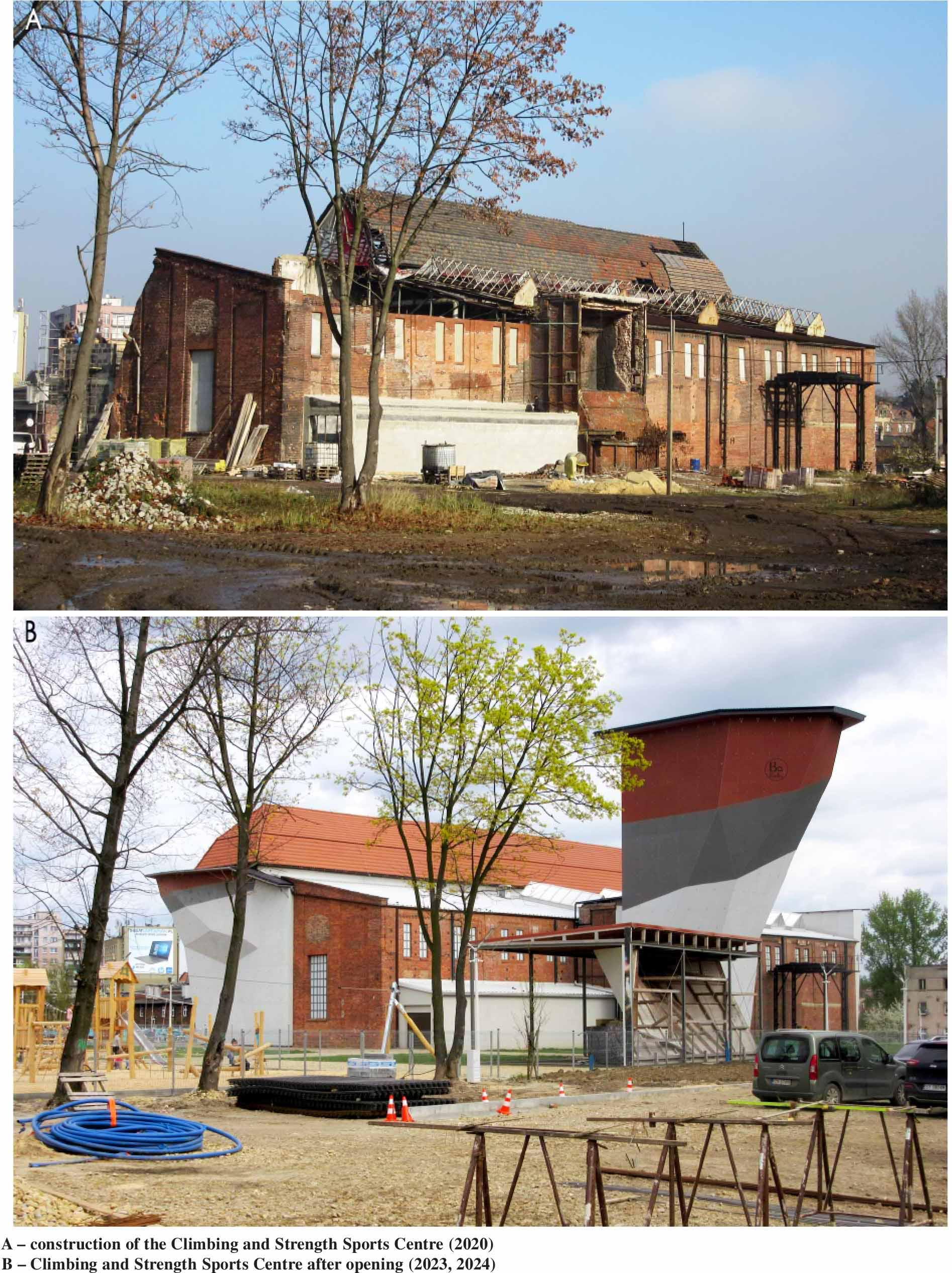Climbing and Strength Sports Centre. Source: Author’s study