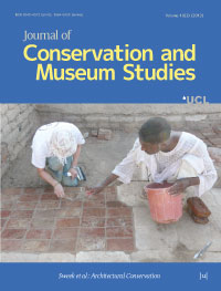 Journal of Conservation and Museum Studies Cover